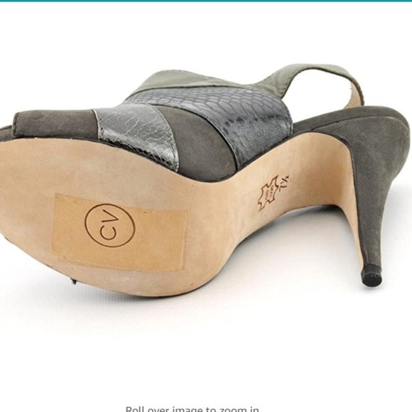 Cynthia Vincent Astrid Metallic Heels, 8.5 NIB - Picture 5 of 5